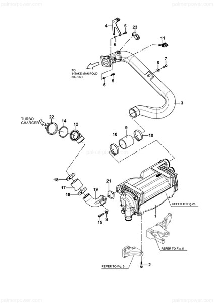 Order YANMAR 120650-18810 Air Duct, Cac Out
