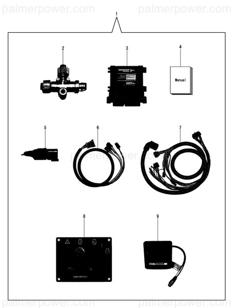 Order YANMAR 120650-67050 Interface, Port