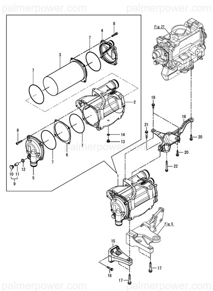 Order YANMAR 120651-18400 Intercooler, Assy