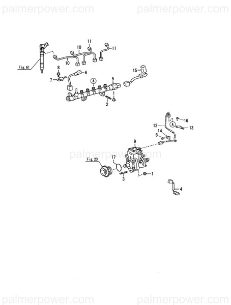 Order YANMAR 120670-59080 Clamp, Inj. Pipe
