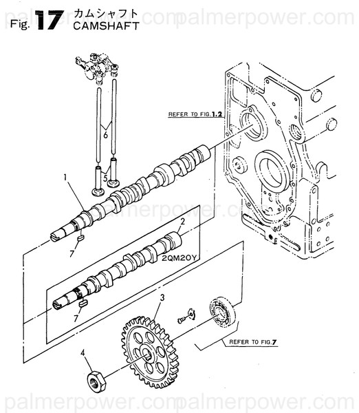 Order YANMAR 121250-14100 Gear