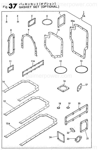 Order YANMAR 123340-01470 Gasket