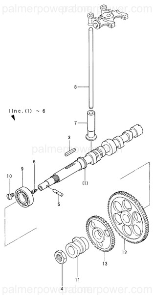 Order YANMAR 124060-14400 Push Rod