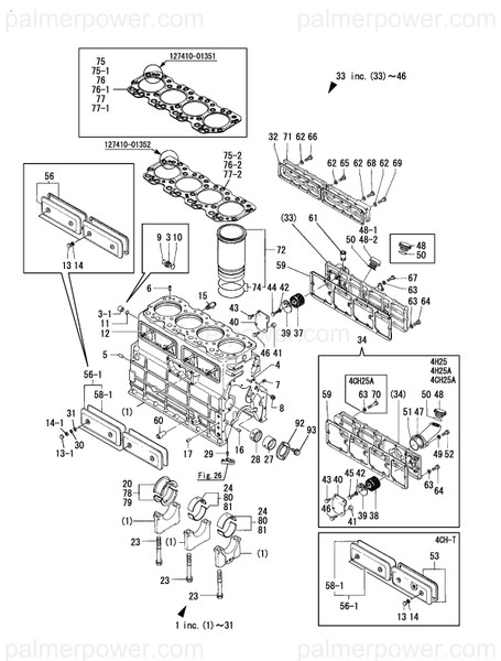 Order YANMAR 124722-11730 Cap Oil