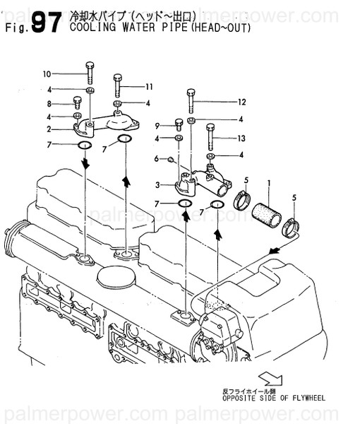 Order YANMAR 126630-49450 Pipe