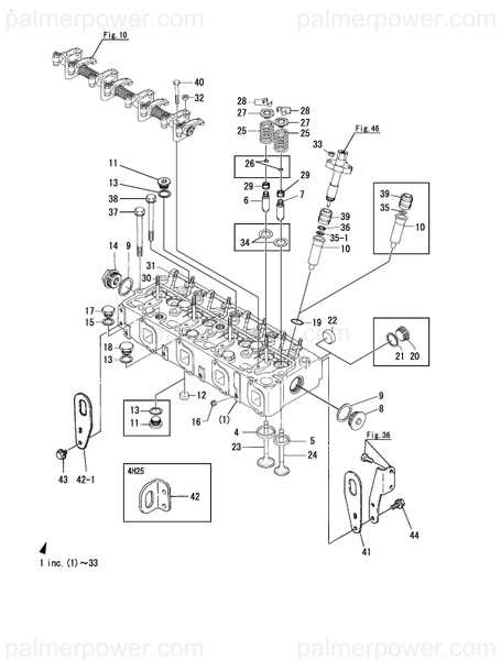 Order YANMAR 127410-11450 Spacer