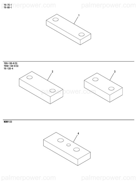 Order YANMAR 127698-08170 Spacer (Foot,Clutch
