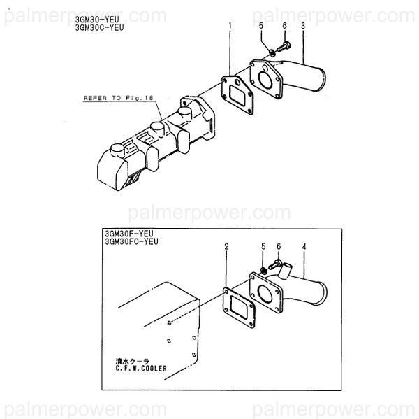 Order YANMAR 128377-13530 Elbow Mixing