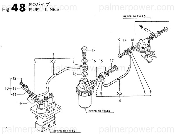 Order YANMAR 128670-59081 Pipe Assy, Fuel B