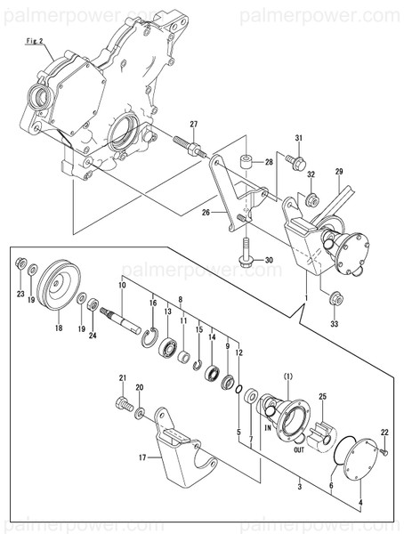 Order YANMAR 128991-42200 Impeller, Pump