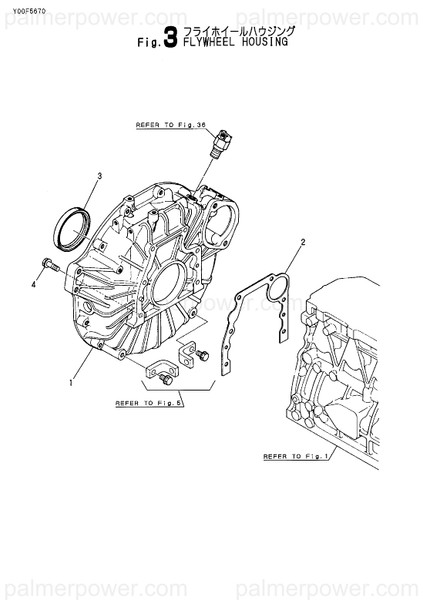 Order YANMAR 129400-01601 Use 106500-44810 & 129673-01600
