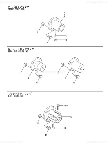 Order YANMAR 129473-85900 Coupling