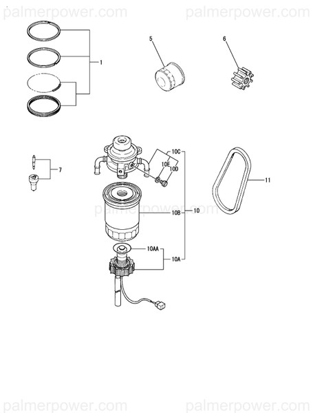 Order YANMAR 129673-22500 See New #129673-22501