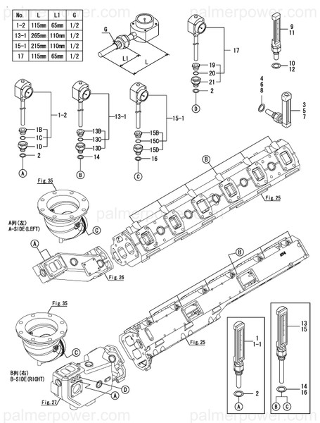 Order YANMAR 133670-91301 Thermometer, Exhaust
