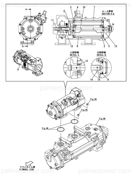 Order YANMAR 146623-35440 O-Ring, D16 B&K