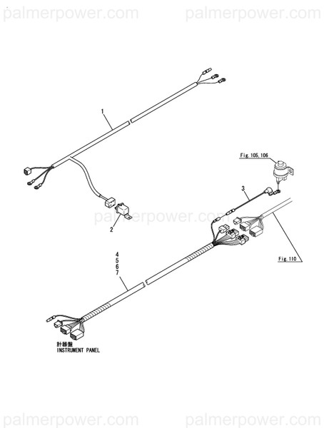 Order YANMAR 148690-77700 Harness, Wire
