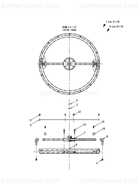 Order YANMAR 15T707-51440 Cleaning Disk