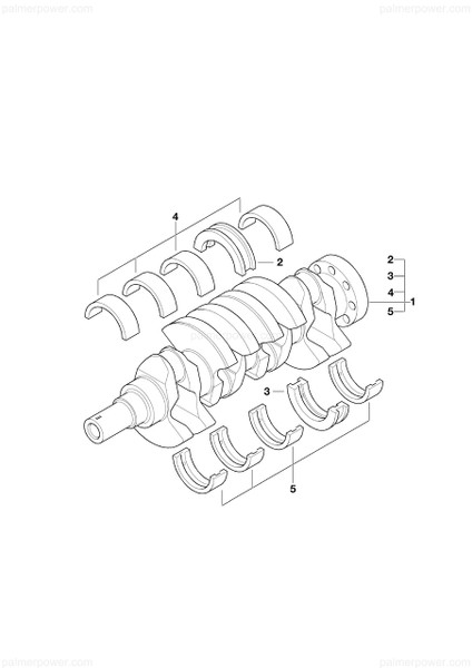 Order YANMAR 165000-68840 Crankshaft Assy