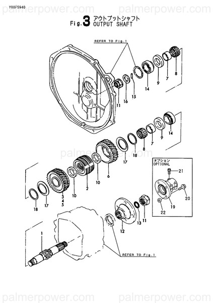 Order YANMAR 177088-03121 Fwd Gear
