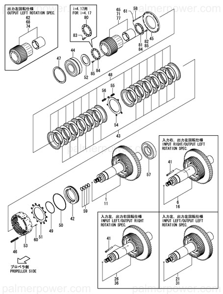 Order YANMAR 177347-03020 Shaft Assy,Input