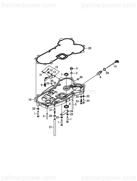 Order YANMAR 181500-00880 Gasket- Adaptor To