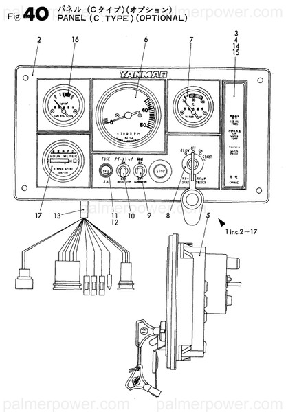 Order YANMAR 194555-55820 Bulb