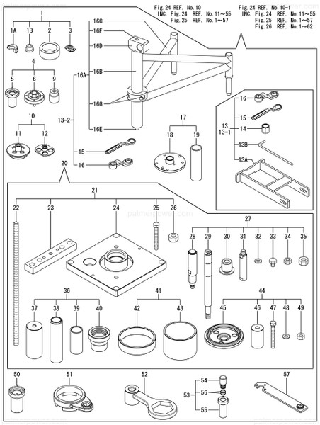 Order YANMAR 196350-92660 Tool, Bearing 62/65