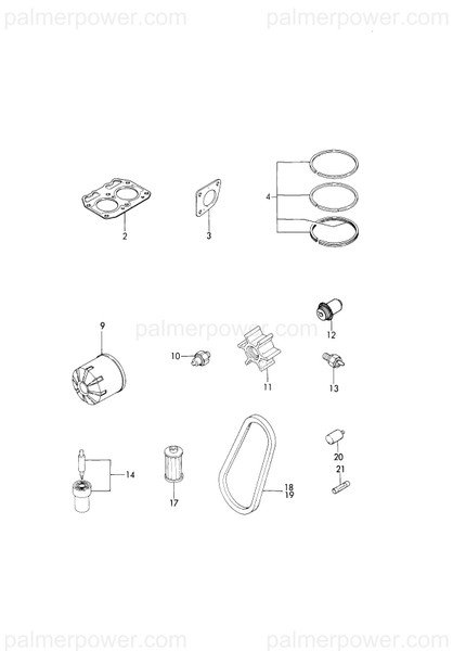 Order YANMAR 25112-003000 V-Belt