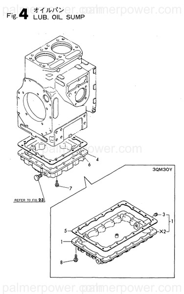 Order YANMAR 721370-01540 Sump