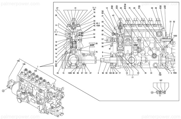 Order YANMAR 727672-51310 Inj Pump