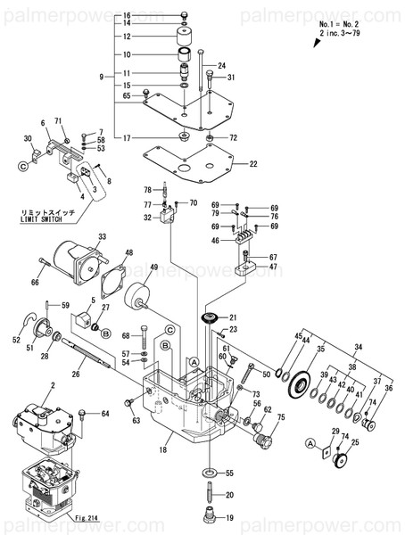 RHページです＊ YANMAR 758512-64201 Assy,Gov Motor | PalmerPower