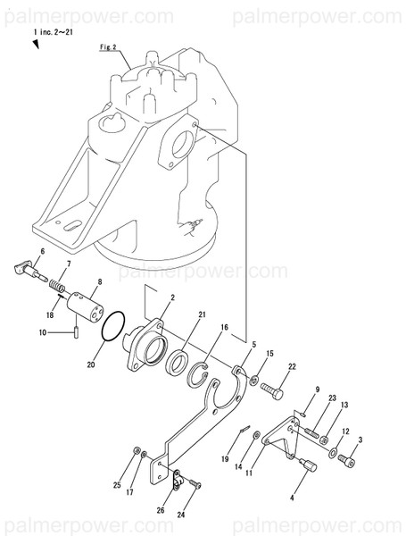 Order YANMAR 796440-06261 Lever Assy, Shift
