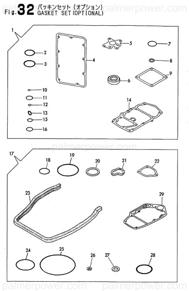 Order YANMAR 796640-92710 Overhaul Kit