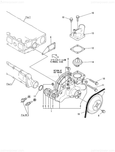 Order YANMAR XKWPY642021 See New# 119560-42170   Gasket