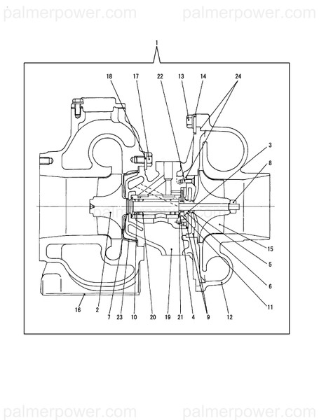 Order YANMAR XNH271320 Turbo Shaft