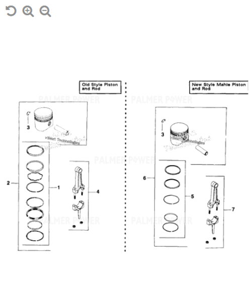 Order KOHLER 232576-S Rings .010 old style piston design