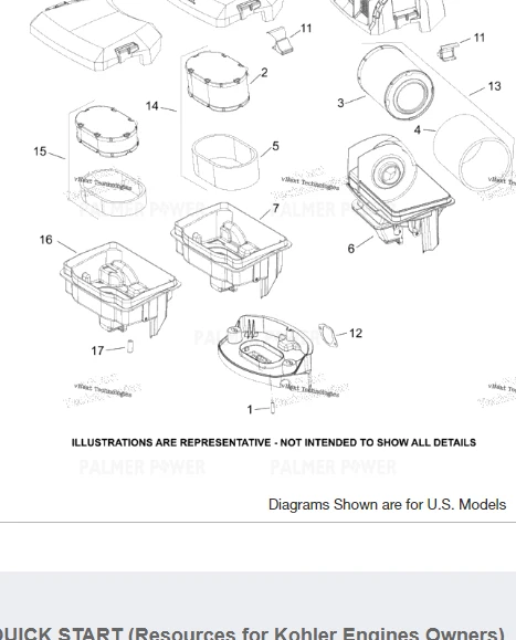 Order KOHLER 16-096-03-S Cover, air cleaner (hdac)