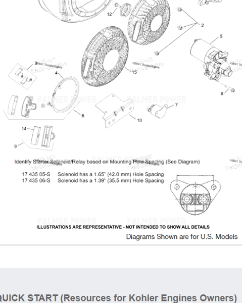 Order KOHLER 17-165-02-S Starter assembly, retractable