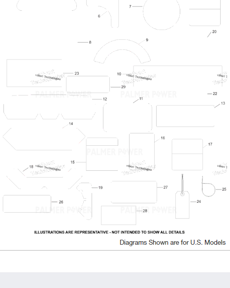Order KOHLER 25-113-50-S Decal, powered by kohler-white
