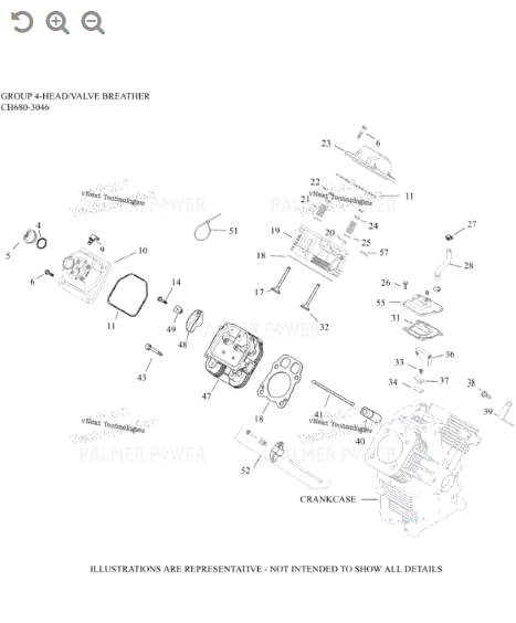 Order KOHLER 24-755-147-S Kit, cylinder head hardware services 1 head. quantities listed are for both heads