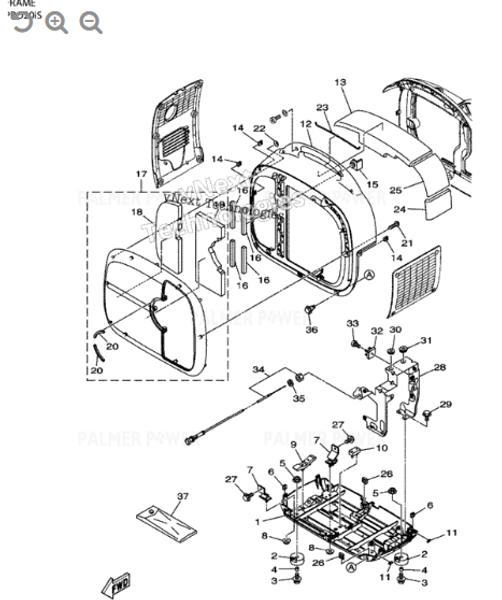Order KOHLER 33-263-10-S Damper, plate