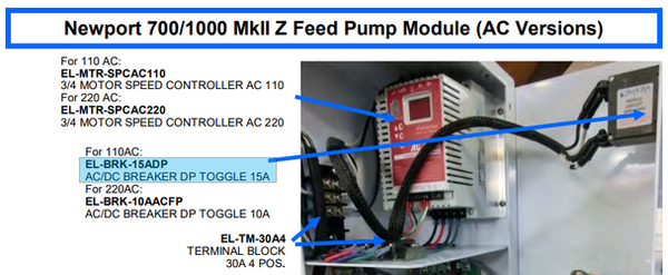 SPECTRA WATERMAKERS EL-BRK-15ADP Ac/Dc Breaker Dp Toggle 15A