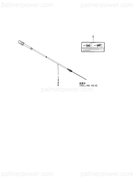 Order YANMAR 196316-34070 Cable, J33Vc 2500
