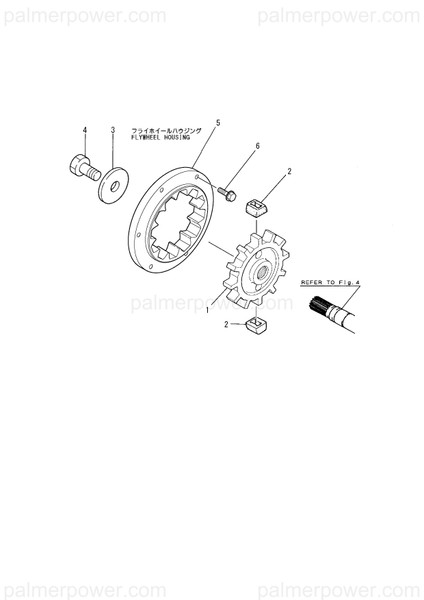 Order YANMAR 177056-03562 Flange, Rubber Block