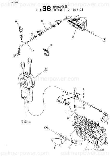 Order YANMAR 127419-67010 Bracket