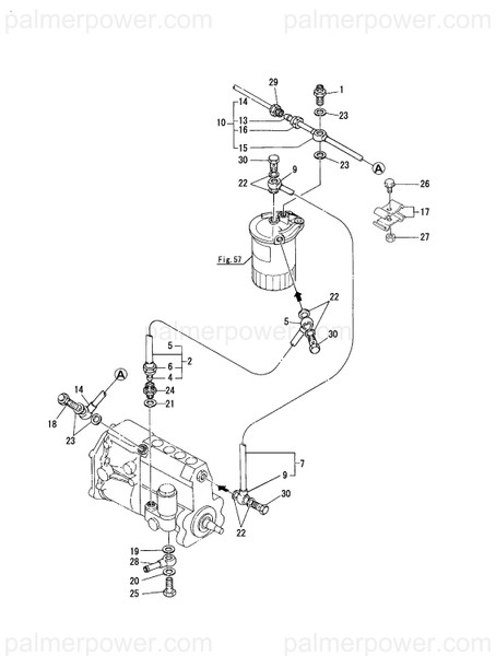 Order YANMAR 126650-59300 Bolt, Pipe Joint
