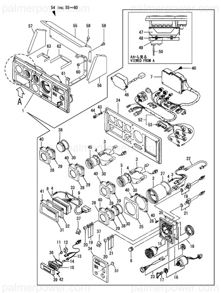 Order YANMAR 126680-91191 Panel Assy