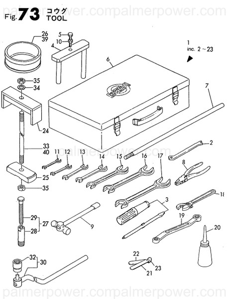 Order YANMAR 148616-92010 Tool, Liner Remover