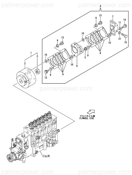 Order YANMAR 148691-54501 Coupling Assy