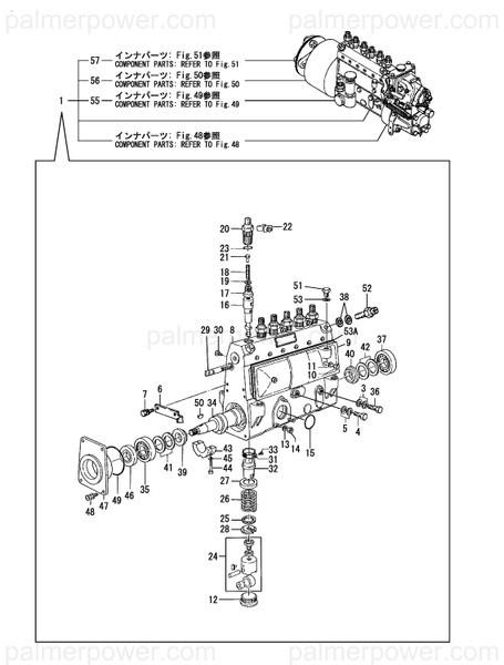 Order YANMAR 127688-51030 Pump Assy, Injection